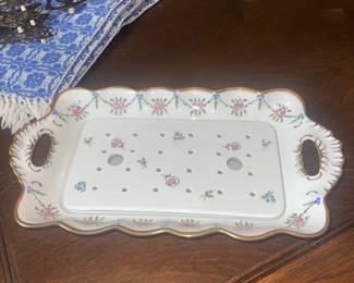 Hand Painted Handle Tray