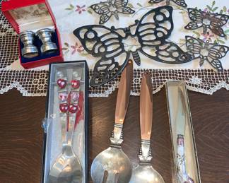 variety of serving Spoon and Fork Sets
