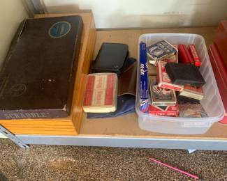 vintage cards, board games, playing cards