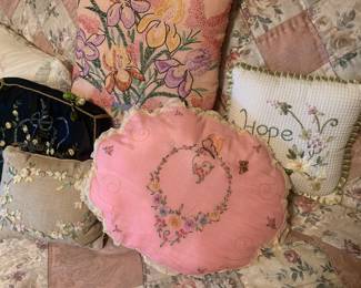 More Beautiful Embroidery Pillow