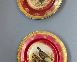 Vintage Bird  Limoges Pheasant Plates