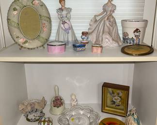 Vintage Porcelain Lady Figurines