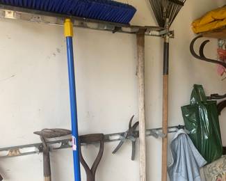 Brooms, Rakes, Shovels
