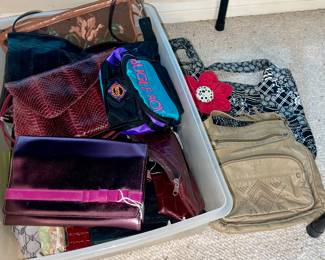 Variety of Vintage Purses