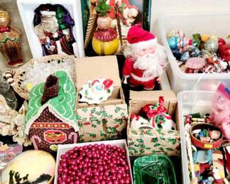 Santa Decorations, Lefton