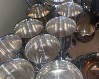 Teas set silver plate