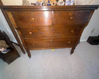 Antique Oak Dresser 