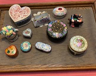 Trinket Boxes, Wooden Tray