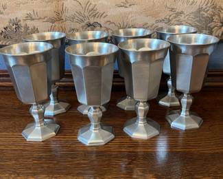 Gorham Pewter Goblets