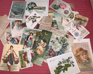 Old advertising Ephemera 
