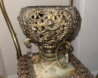 Victorian Brass Flower Holder