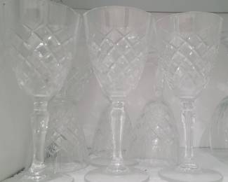 Durand Crystal Wine Glasses