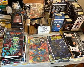 Comic books, White Sox Baseball collectibles, sports collectibles 