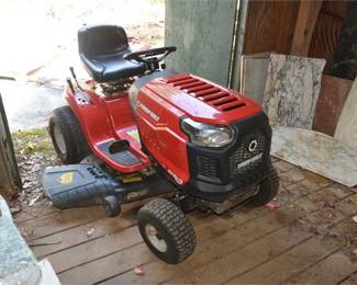 Working Lawn Tractor and Other Tools