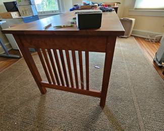 Custom made mission style desk. In excellent condition!