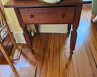 Antique table with drawer