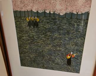 Again! Zeki Findikoglu screen serigraph. Nicely framed.