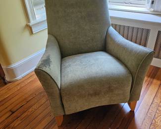 Comfy contemporary chair.