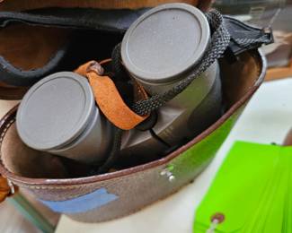 One of 3 sets of binoculars
