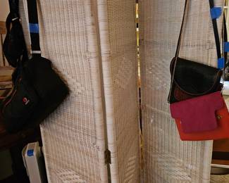 Nice wicker room divider