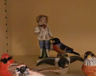 More little treasures... English china painted birds.
