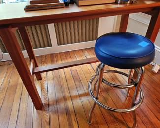 Bar height table and stool