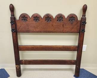antique twin headboard