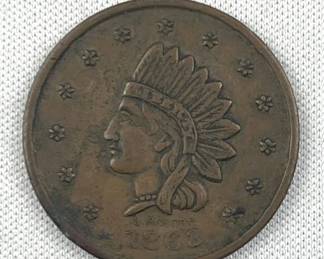 1863 Patriotic Token, Scarce