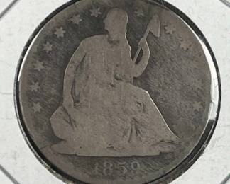 1859-O Seated Liberty Silver Half Dollar, US