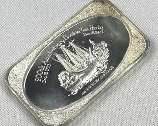 1oz Silver Vintage US Silver Corp Boston T.P.