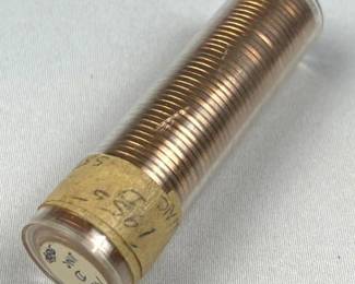 1955-D Roll of Uncirculated Wheat Pennies