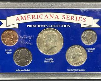 1950s-60s Silver Presidents Collection Coins