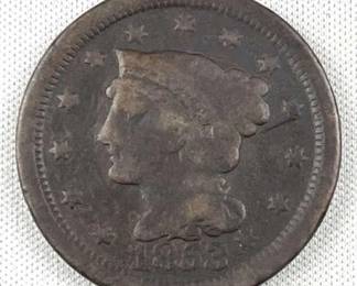1853 US Large Cent