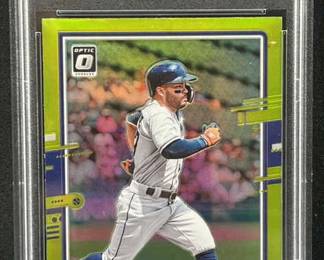 2020 Optic Jose Altuve Lime Green PSA 9