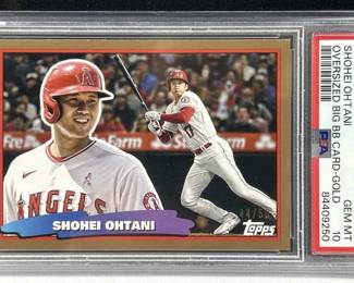Shohei Ohtani Gold #/50 PSA 10 Topps Update