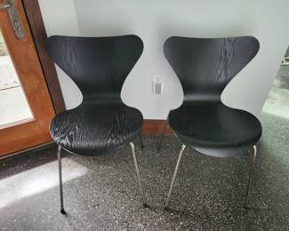 Fritz Hansen Danish chairs set of 2