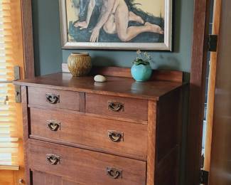 Stickley mission chest of drawers