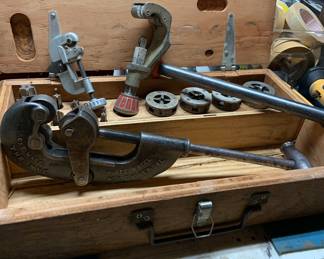 pipe cutters and tap and dye