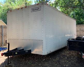 Haulmark box trailer, will pre-sell, $5,000. Text 817-617-9481