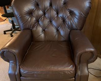 leather recliner