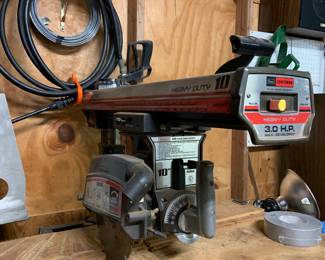 Rigid radial arm saw