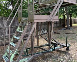 deer stand or tree trimmer stand