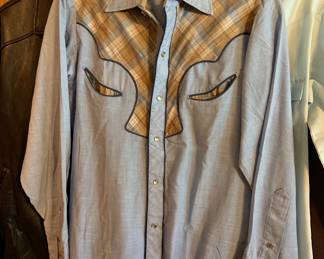 Kenny Rogers western wear vintage pearl snap shirt
