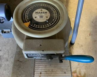 MARSH stencil machine