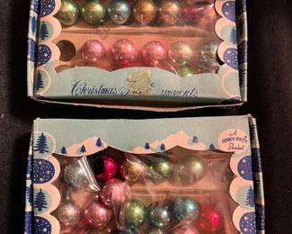 Shiny Brite mini ornaments 