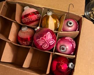 Vintage Christmas ornaments