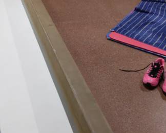 Authentic Regulation PORTER floor balance beam for the little gold medalist in your family.  16' X 4".  Buyer responsible for moving this item.