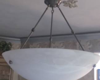 Unlit Alabaster Fixture.