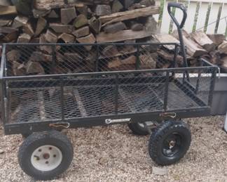Large heavy duty garden cart.