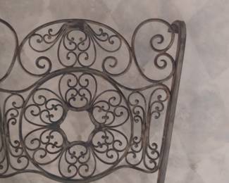 Close Up of Dining Room Chair back.